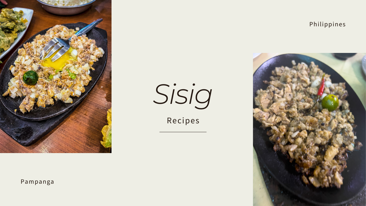 Sisig recipe