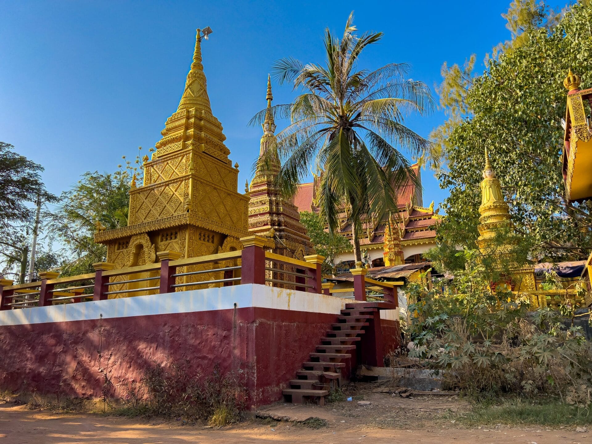 Stupas In Kampong Phluk Village